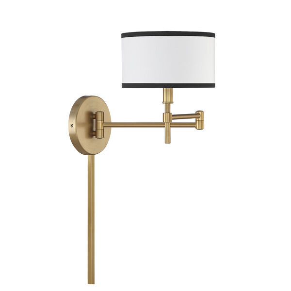 Lowry Natural Brass 11-Inch One-Light Wall Sconce, image 2
