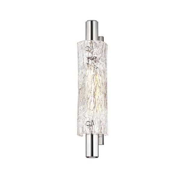 Harwich Polished Nickel One-Light Wall Sconce, image 1