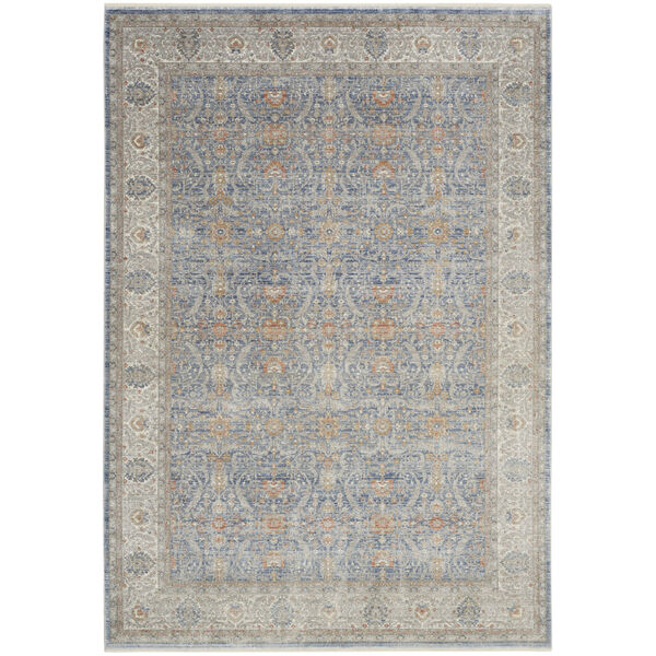 Starry Nights Light Blue Rectangular: 9 Ft. 10 In. x 12 Ft. 6 In. Area Rug, image 1