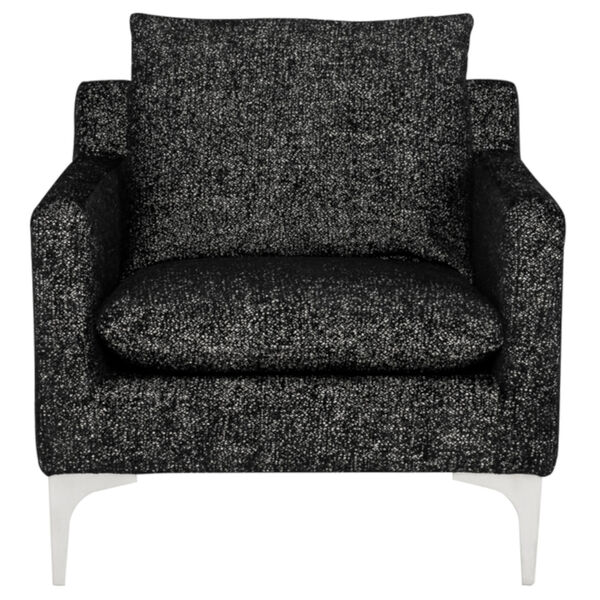 Anders Black and White Occasional Chair, image 2