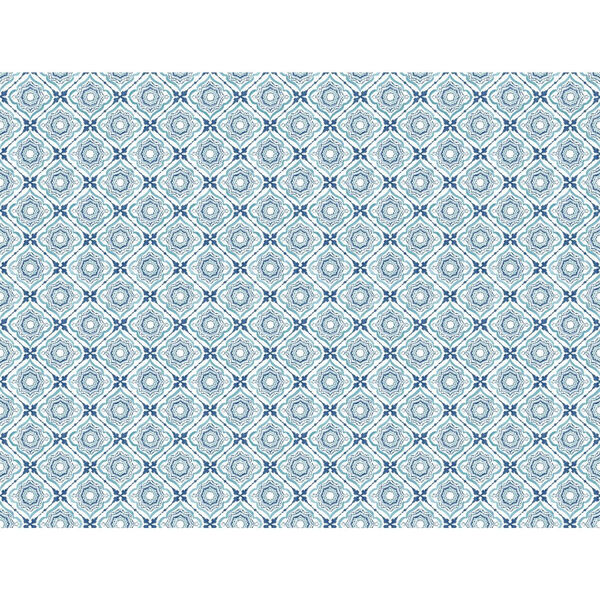 Small Prints Resource Library Blue Two-Inch Zellige Tile Wallpaper - SAMPLE SWATCH ONLY, image 1