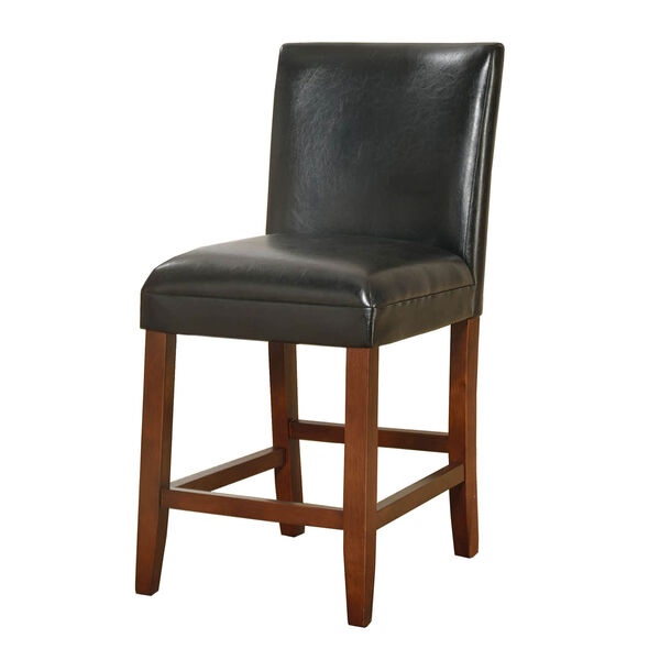 24-inch Faux Leather Barstool, image 1