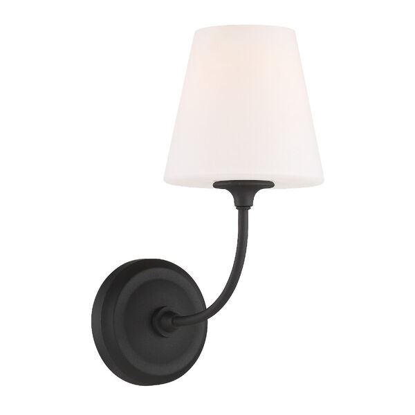 Sylvan Black Forged Six-Inch One-Light Wall Sconce, image 1