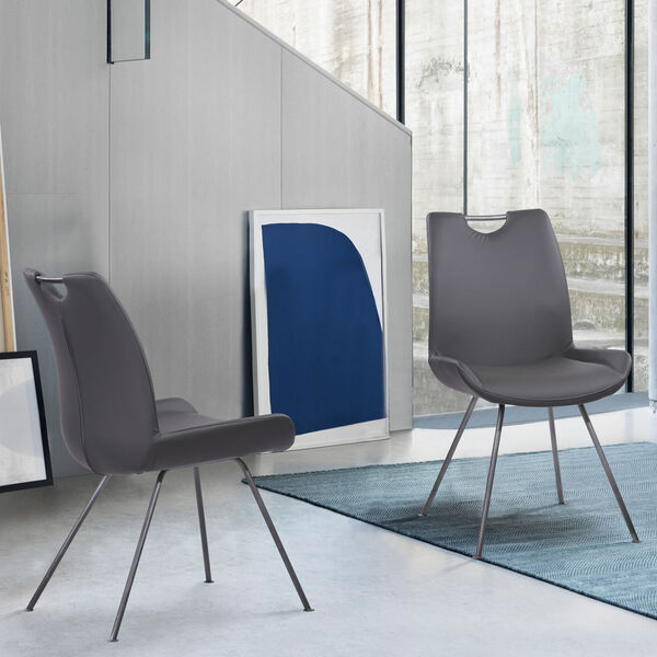 Coronado Gray Powder Coat Dining Chair, Set of Two, image 2