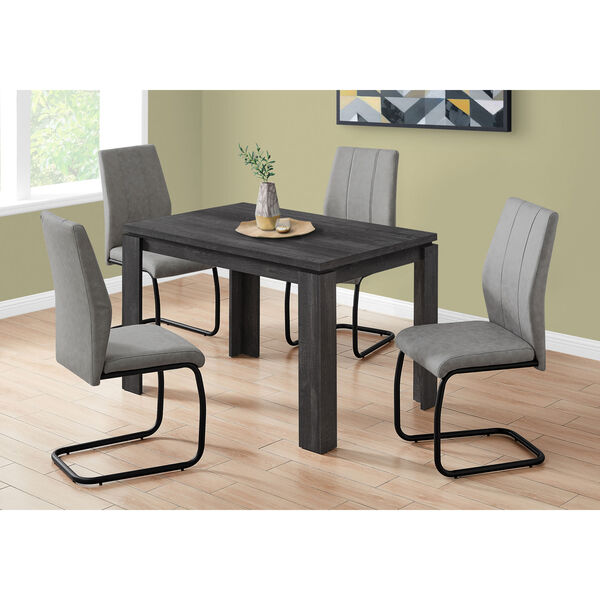 Black 47-Inch Dining Table, image 2