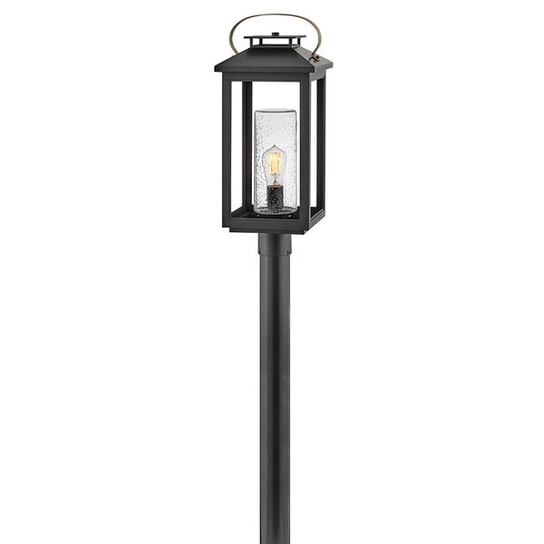 Atwater Black LED Outdoor Post Mount, image 1