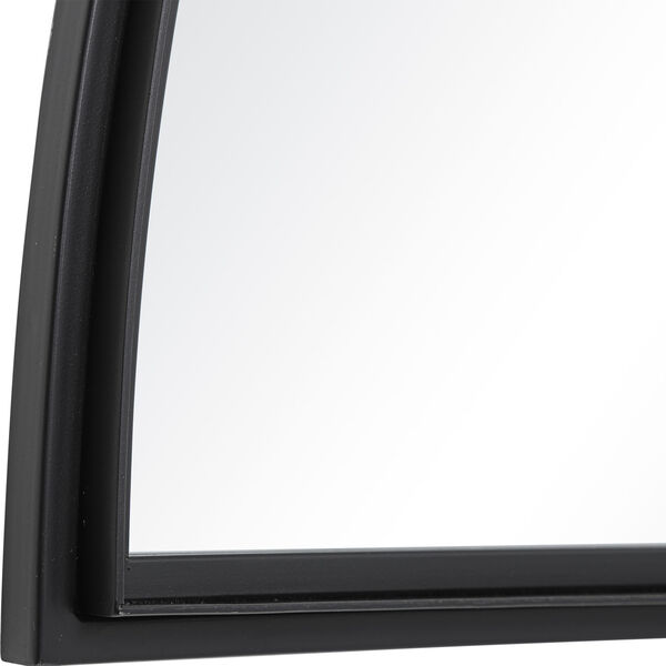 Rousseau Black Iron Window Arch Mirror, image 5