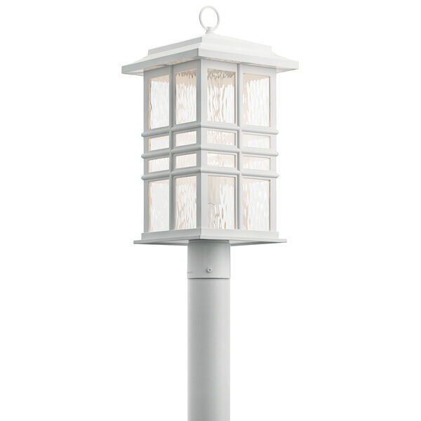 Beacon Square White One-Light Outdoor Post Lantern, image 1