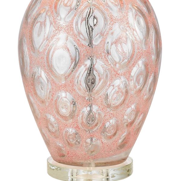 Bayside Pink Bubble Gum and Clear One-Light Table Lamp, image 5