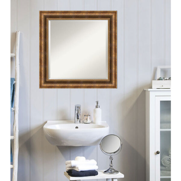 Bronze 25-Inch Bathroom Wall Mirror, image 4