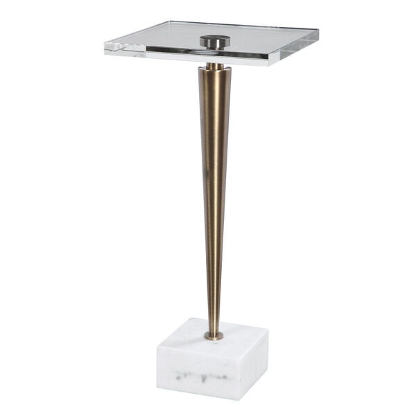 Campeiro Brushed Brass End Table, image 2
