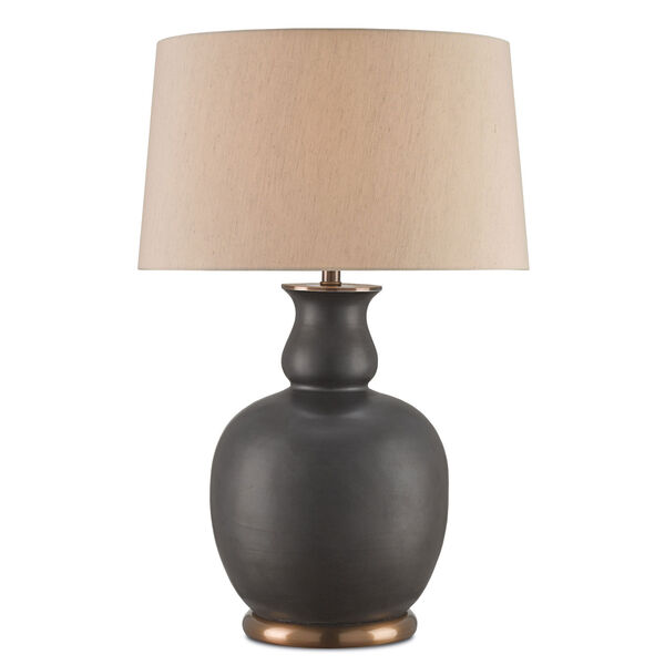 Ultimo Matte Black One-Light Table Lamp, image 1