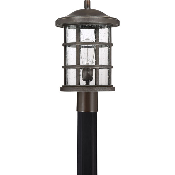 Crusade Palladian Bronze 10-Inch One-Light Outdoor Post Lantern, image 2