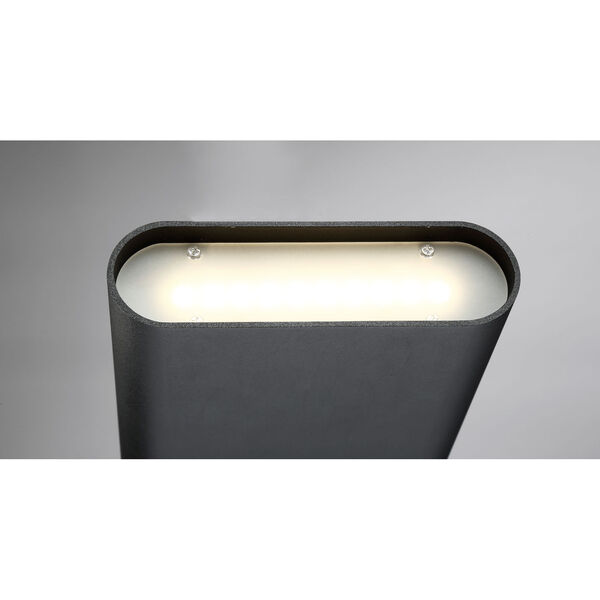 Lux Black 6-Inch Led Bi-Directional Wall Sconce, image 6
