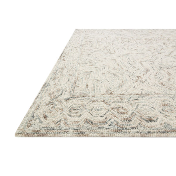 Ziva Neutral 2 Ft. 6 In. x 9 Ft. 9 In. Hand Tufted Rug, image 2