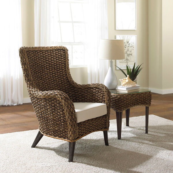 Sanibel Falling Fronds Two-Piece Lounge Chair Set with Cushion, image 3