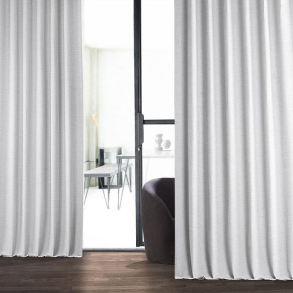 Chalk Off White 96 x 50 In. Blackout Curtain Single Panel, image 2