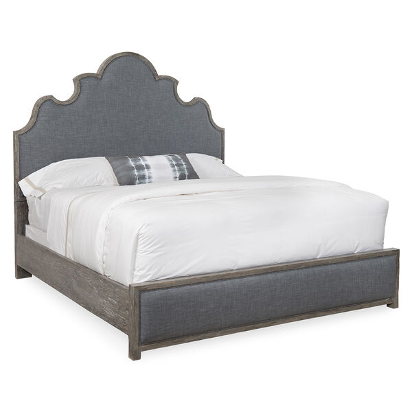 Beaumont Gray Queen Upholstered Bed, image 1