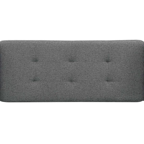 Designs4Comfort Garbo Light Charcoal Gray Storage Bench Ottoman, image 6