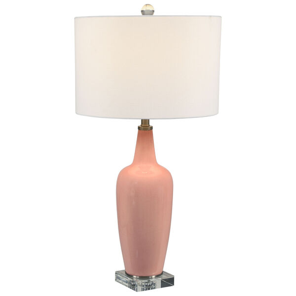 Anastasia Light Pink One-Light Table Lamp, image 1