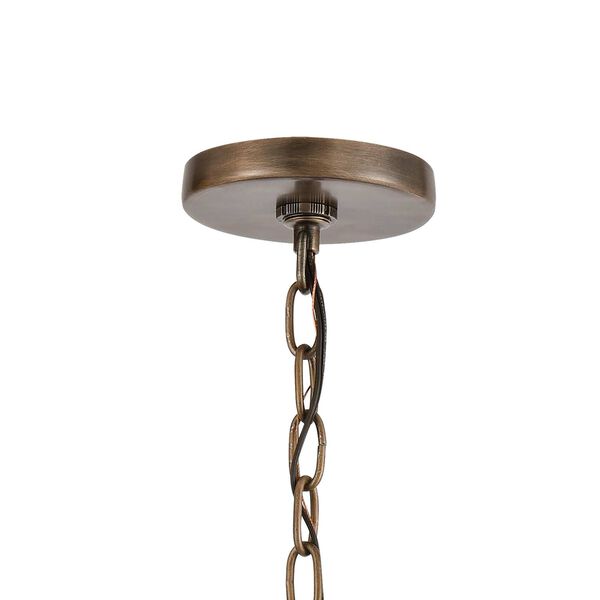 Crested Butte Vintage Brass One-Light Outdoor Pendant, image 5