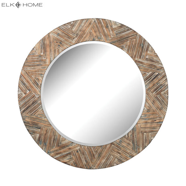 Natural Drift Wood 48-Inch Round Mirror, image 3