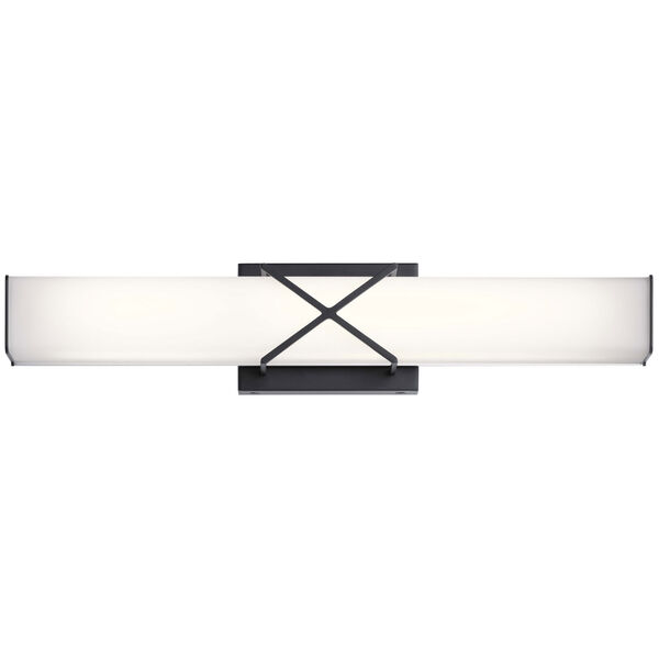 Trinsic Matte Black Two-Light LED Bath Bar, image 4