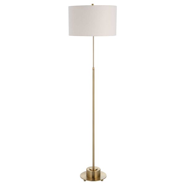 Prominence Brushed Brass Floor Lamp, image 4