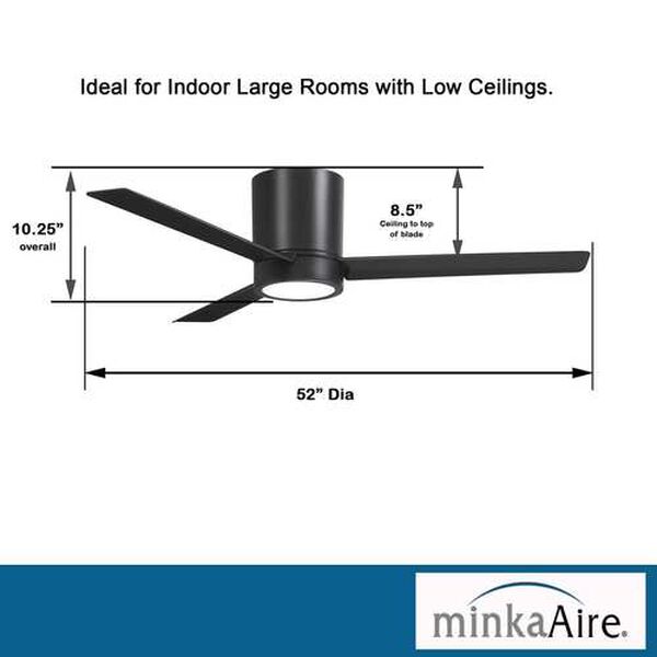 Roto Flush Coal 52-Inch LED Ceiling Fan, image 5
