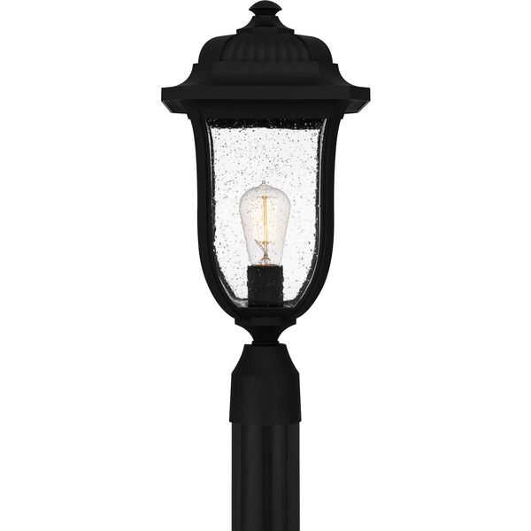 Mulberry Matte Black One-Light Outdoor Post Mount, image 5