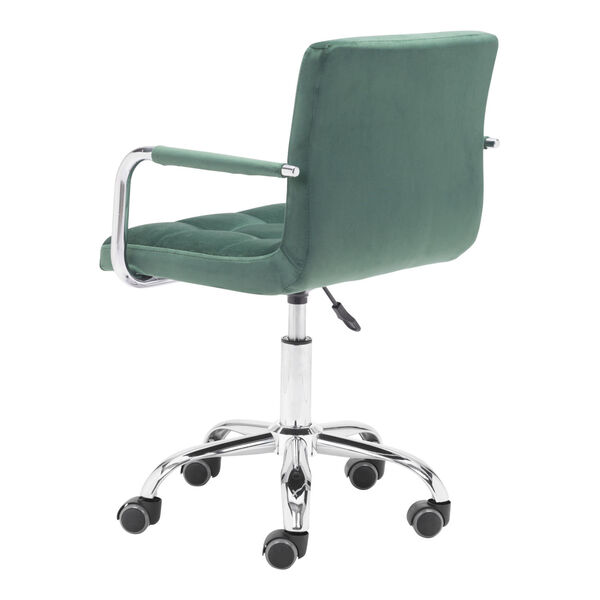 Kerry Green and Silver Office Chair, image 6