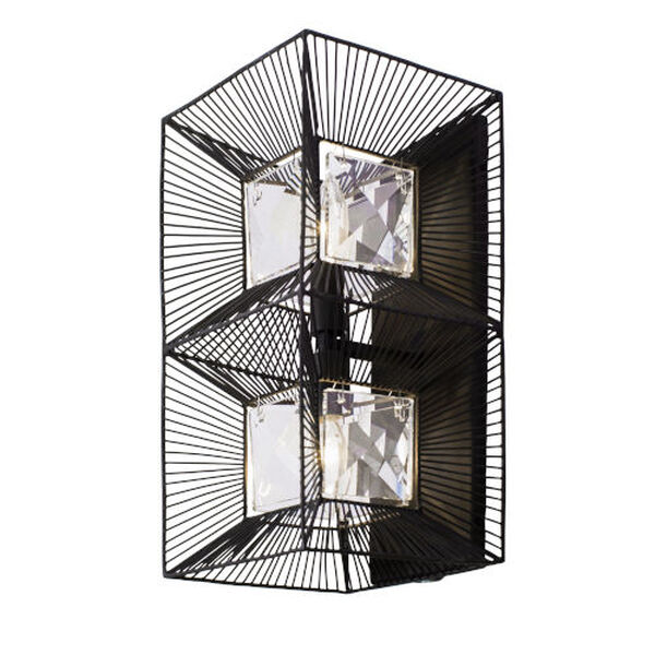 Arcade Carbon Two-Light Wall Sconce, image 2