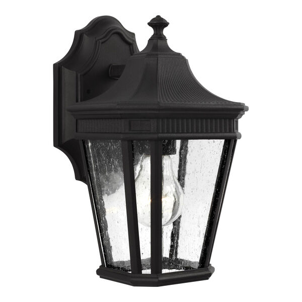 Cotswold Lane Black 7-Inch One-Light Outdoor Wall Lantern, image 1