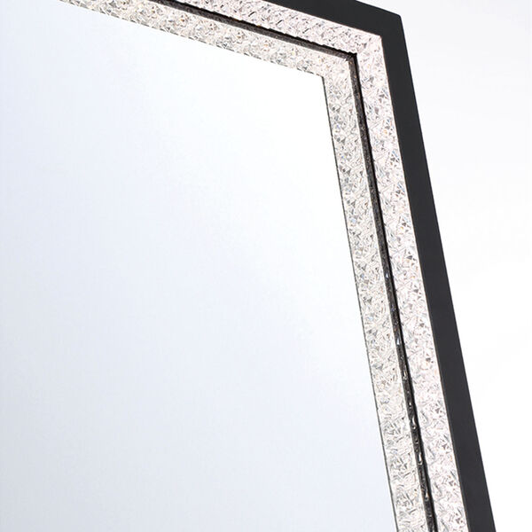 Cerissa Black 22-Inch LED Rectangle Wall Mirror, image 5