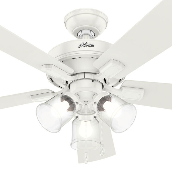 Crestfield Fresh White 52-Inch Three-Light LED Adjustable Ceiling Fan, image 2