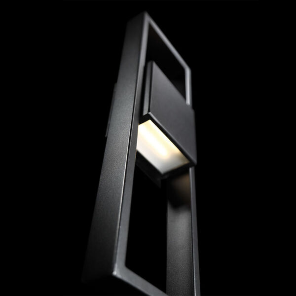 Archetype Black 18-Inch 3000K Centered LED Outdoor Wall Sconce, image 3