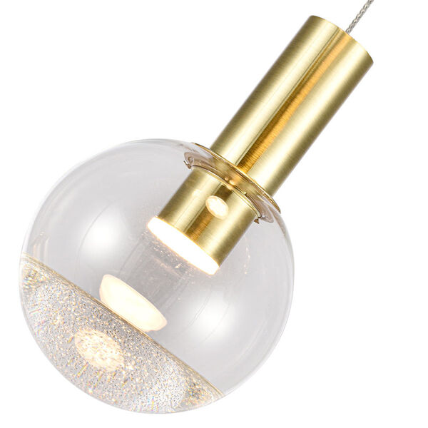 Sienna Polished Brass Integrated LED Chandelier, image 5