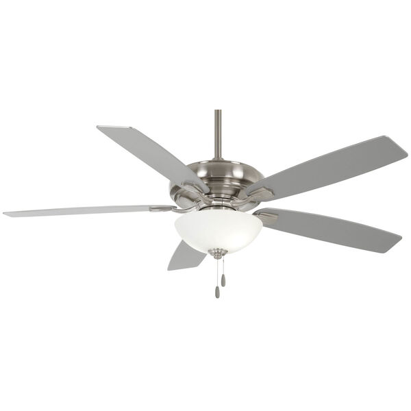 Watt II Brushed Nickel 60-Inch LED Ceiling Fan, image 1