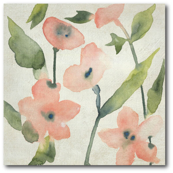 Blush Pink Blooms I Gallery Wrapped Canvas, image 2