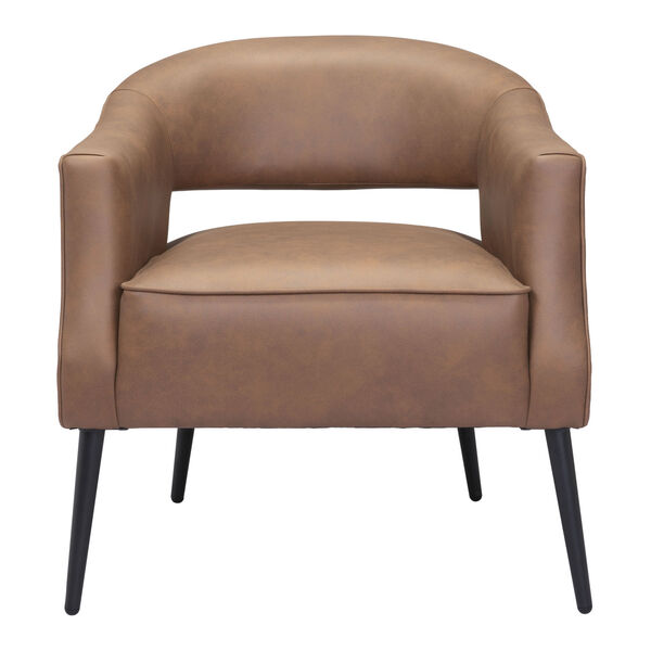 Berkeley Vintage Brown and Gold Accent Chair, image 4