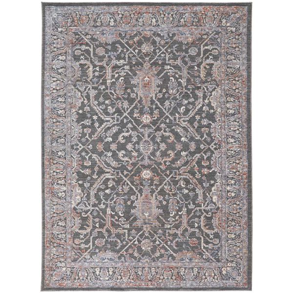 Thackery Gray Taupe Pink Area Rug, image 1