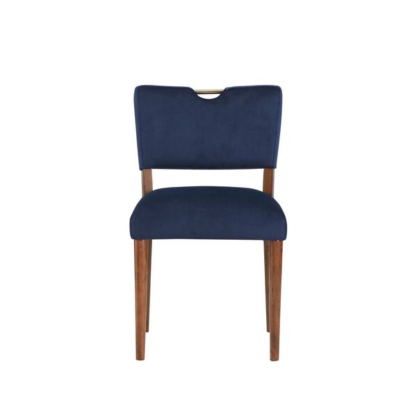 Bonito Blue and Walnut Dining Chair, Set of 2, image 2