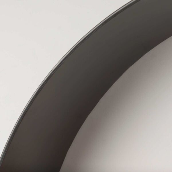 Hector Brown and Black Metal Round Wall Shelf, image 4