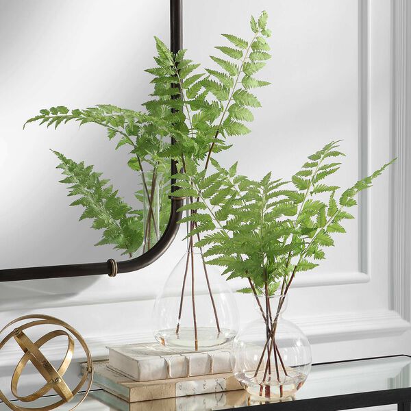 Country Green Ferns Decor, Set of 2, image 2