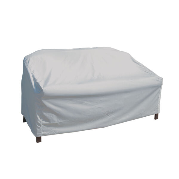 Grey Loveseat Protective Cover, image 1