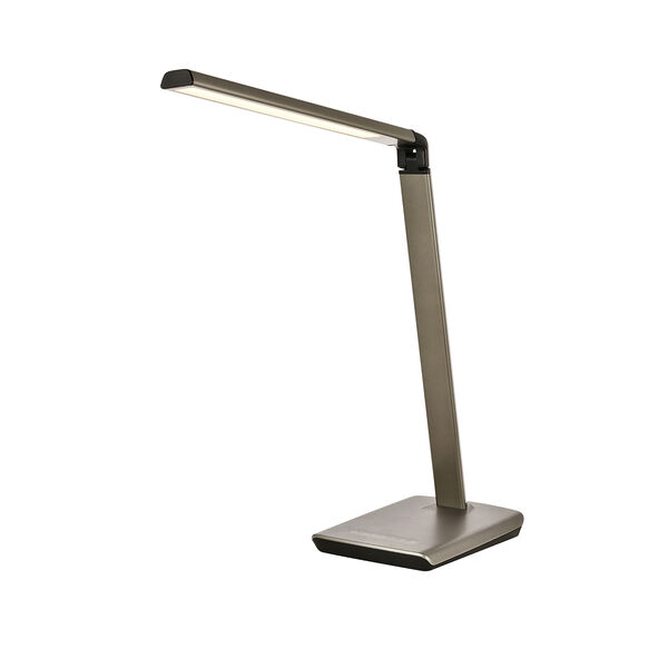 Illumen Metallic Grey 30-Inch One-Light LED Desk Lamp, image 1