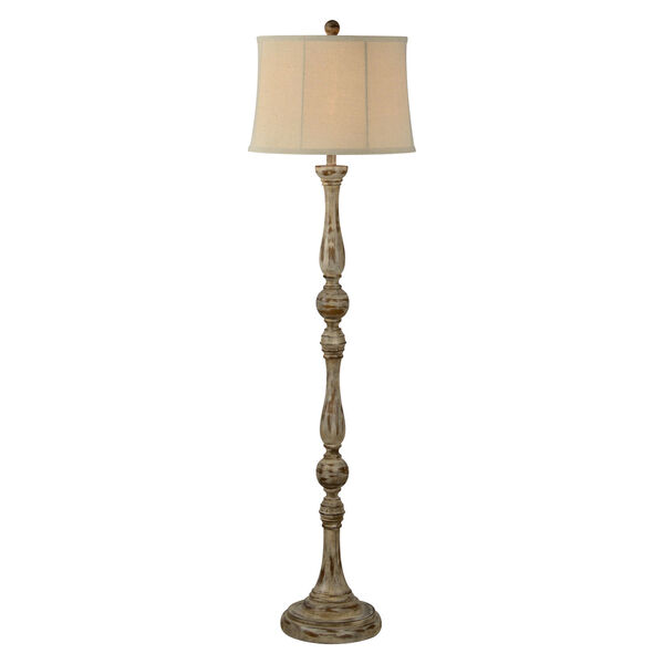 Gray Wash 60-Inch One-Light Floor Lamp, image 1