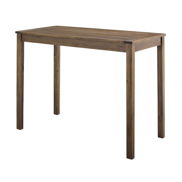 Dark Brown Outdoor Counter Height Table, image 1