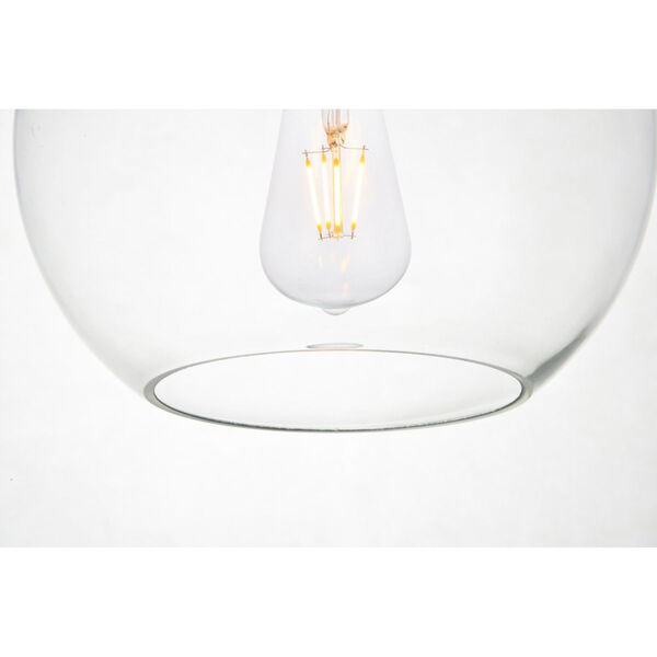Baxter Black Eight-Inch One-Light Plug-In Pendant, image 3
