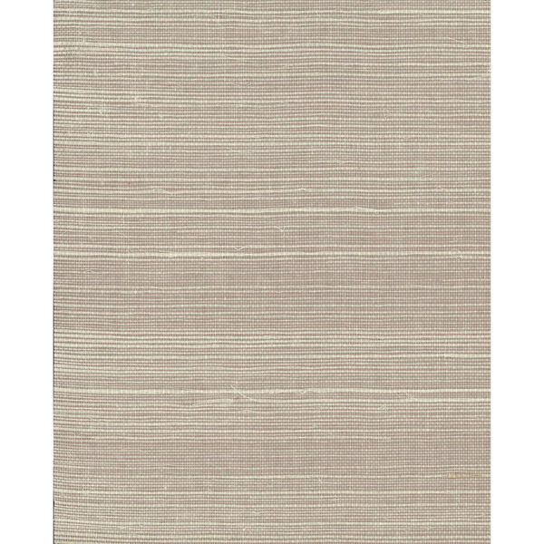 Grasscloth II Plain Grass Sisal White Wallpaper, image 1